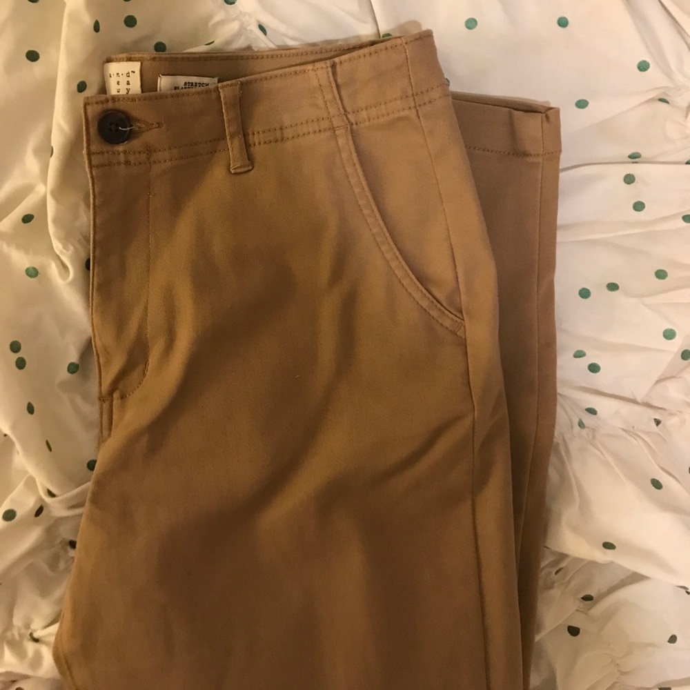 Khaki Skinny Pants